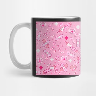 menhera needles two on pink Mug